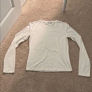 Jill Sander White Long Sleeve Shirt